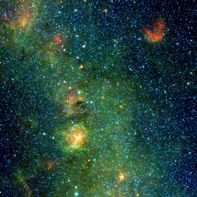 Mgławica Trójlistna Koniczyna na zdjęciach NASA