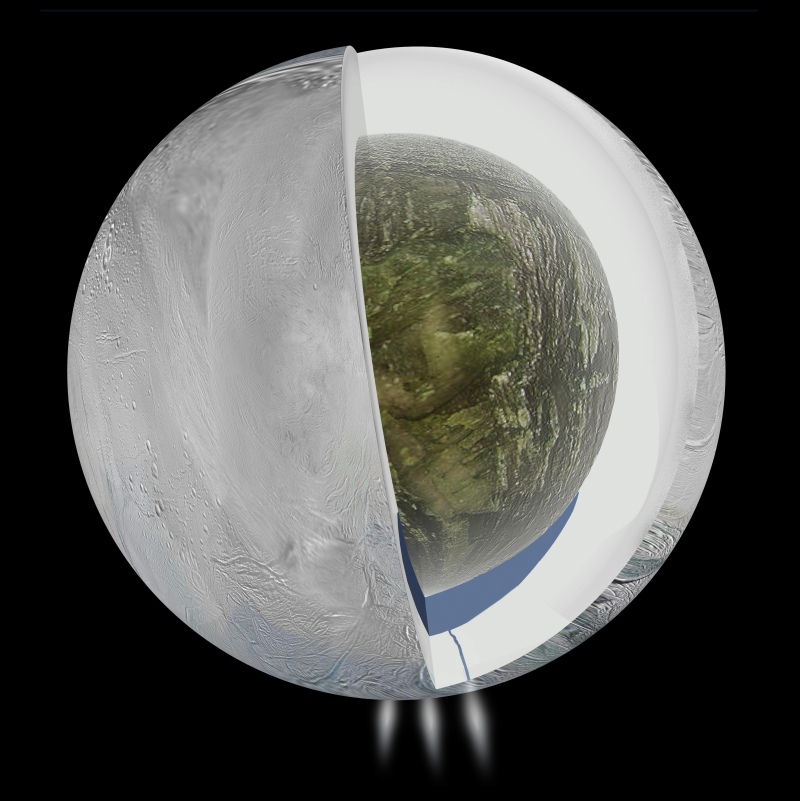 Enceladus pełen wody?
