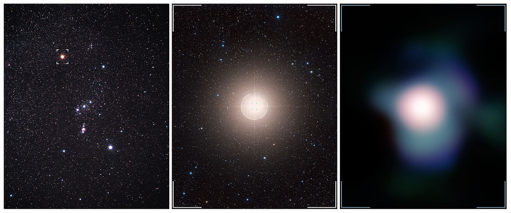 Betelgeza -  gwiazda - supernowa