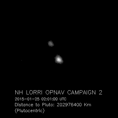 Pluton i Charon na zdjęciach sondy New Horizons